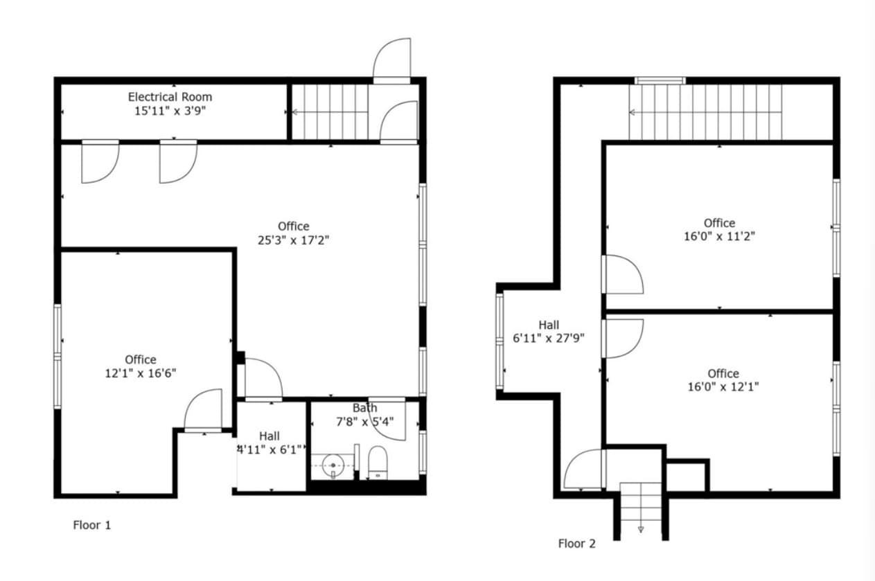 111 E Jefferson Ave, Naperville, IL for lease Floor Plan- Image 1 of 1