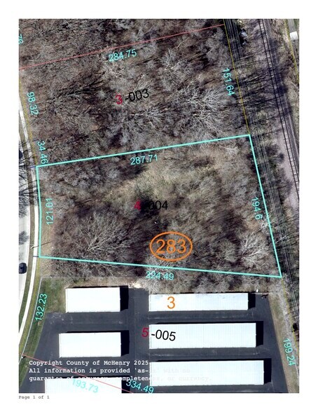 1702 Oak Dr, Mchenry, IL for sale - Aerial - Image 1 of 1