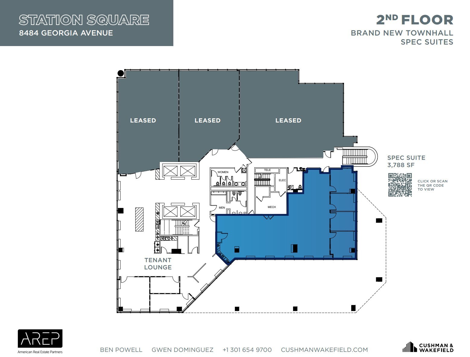 1100 Wayne Ave, Silver Spring, MD for lease Floor Plan- Image 1 of 1