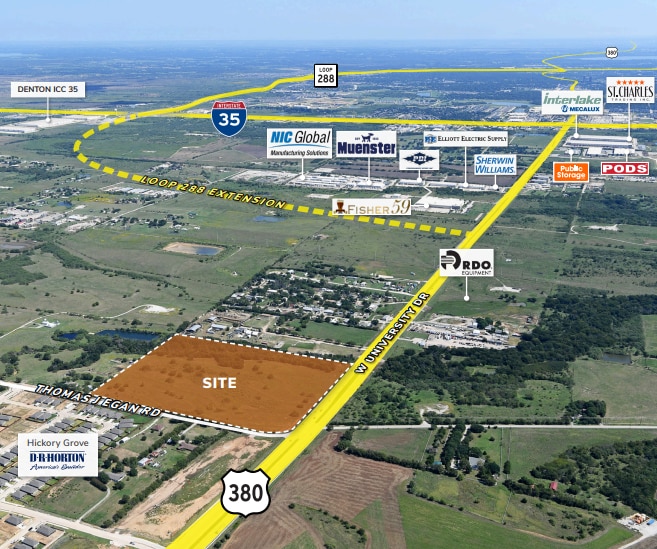 NEC Thomas J Egan Rd & US 380, Denton, TX for sale - Building Photo - Image 3 of 4