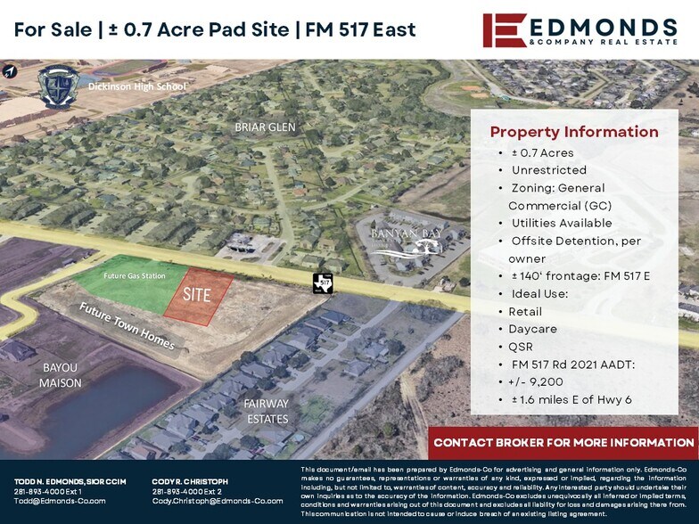 FM 517 E, Dickinson, TX for sale - Building Photo - Image 2 of 3