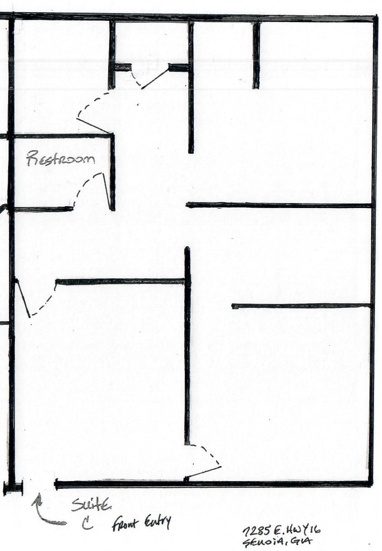 7285 Highway 16, Senoia, GA for lease Floor Plan- Image 1 of 1