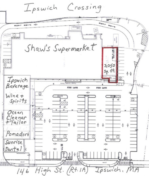 146 High St, Ipswich, MA for lease - Site Plan - Image 2 of 10