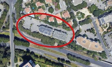 Montpellier - Aerial map view