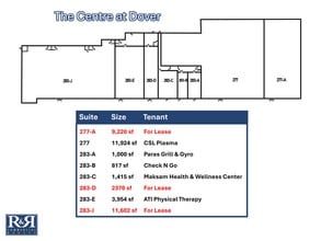 261-283 N Dupont Hwy, Dover, DE for lease Site Plan- Image 1 of 8
