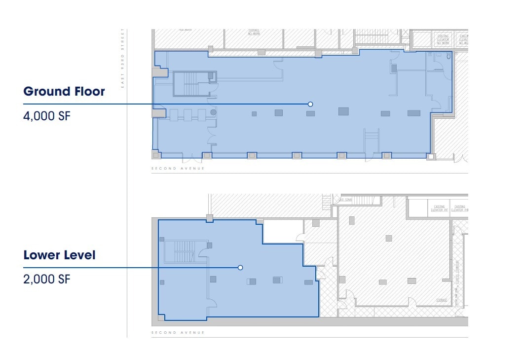1801-1815 Second Ave, New York, NY for lease Floor Plan- Image 1 of 2