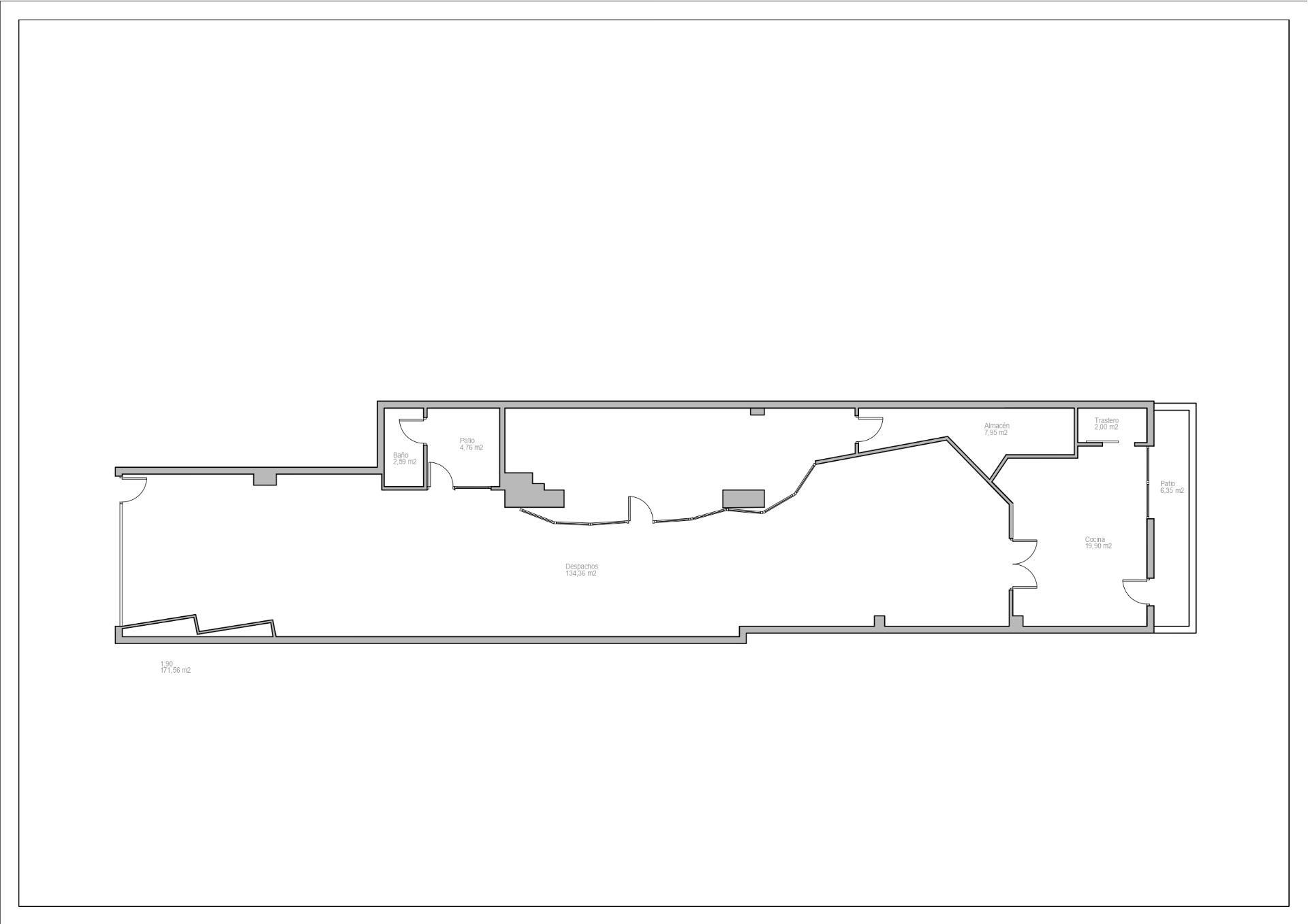 Carrer d'Amílcar, 126, Barcelona, Barcelona for sale Typical Floor Plan- Image 1 of 2