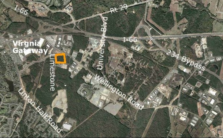 13525 Wellington Rd, Gainesville, VA for lease - Aerial - Image 3 of 6