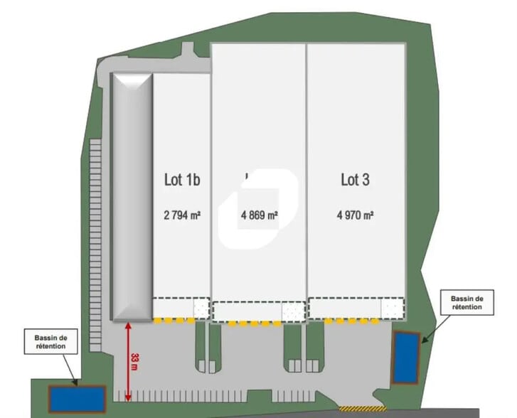Flex in Garges-lès-Gonesse for lease - Site Plan - Image 1 of 2
