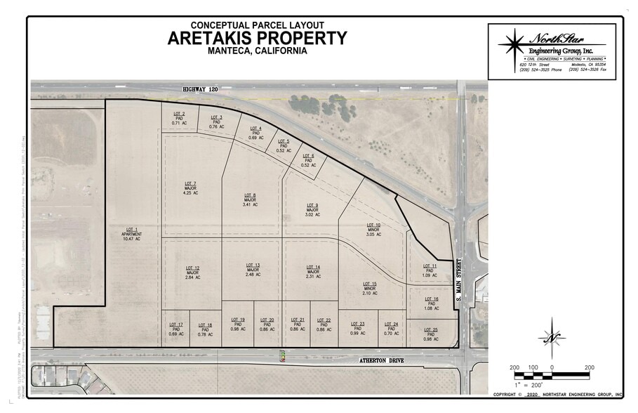1437 S Main St, Manteca, CA for sale - Site Plan - Image 3 of 3
