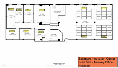 1100 Wicomico St, Baltimore, MD for lease Floor Plan- Image 1 of 4