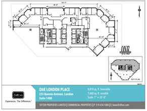 255 Queens Ave, London, ON for lease Floor Plan- Image 1 of 1