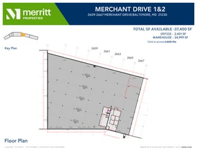 2601-2729 Merchant Dr, Baltimore, MD for lease Floor Plan- Image 1 of 1