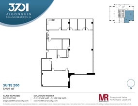 3701 Algonquin Rd, Rolling Meadows, IL for lease Floor Plan- Image 1 of 8