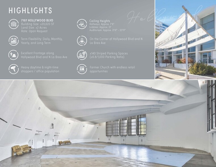 7107 Hollywood Blvd, Los Angeles, CA for lease - Building Photo - Image 2 of 11