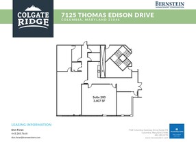 7125 Thomas Edison Dr, Columbia, MD for lease Floor Plan- Image 2 of 2