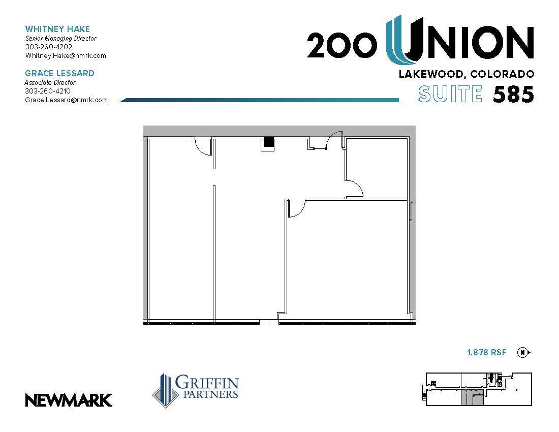 200 Union Blvd, Lakewood, CO for lease Floor Plan- Image 1 of 2