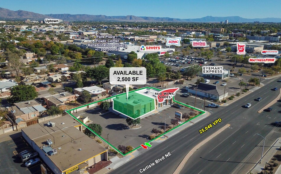 2700-2706 Carlisle Blvd NE, Albuquerque, NM for lease - Building Photo - Image 3 of 11