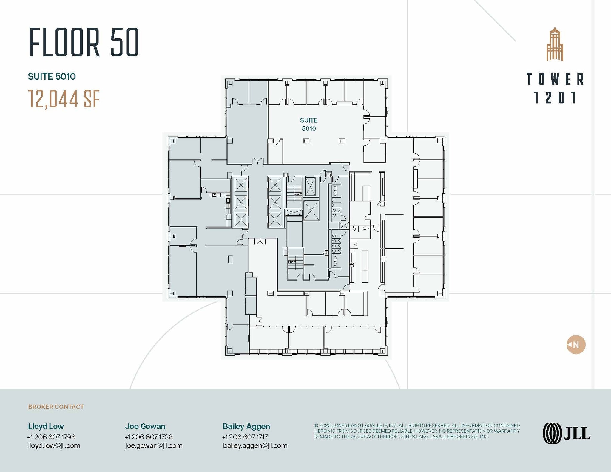 1201 3rd Ave, Seattle, WA for lease Floor Plan- Image 1 of 2