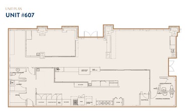 611 Meredith Rd NE, Calgary, AB for lease Floor Plan- Image 1 of 1