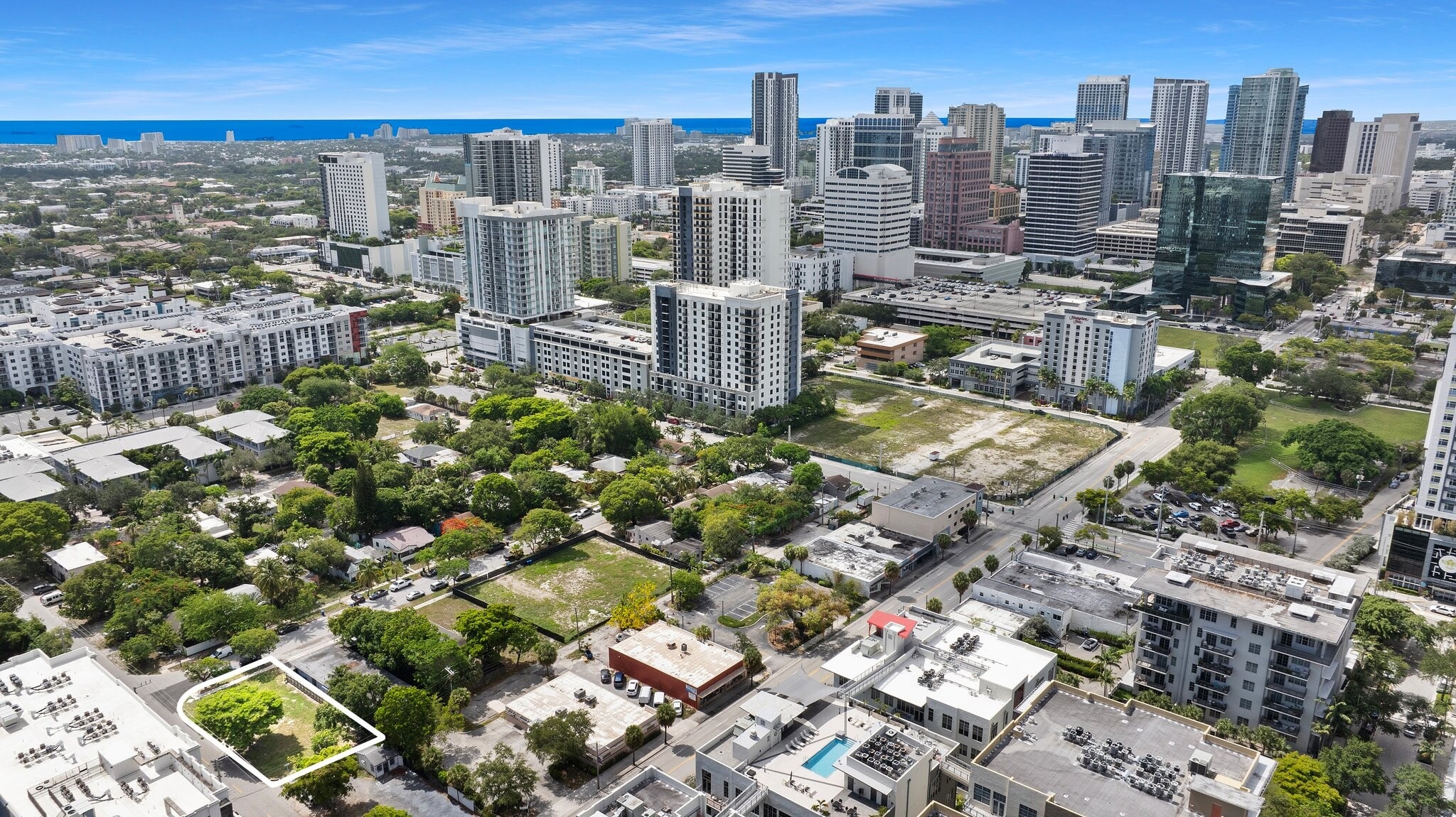 449 NE 1st Ave, Fort Lauderdale, FL for sale Aerial- Image 1 of 5