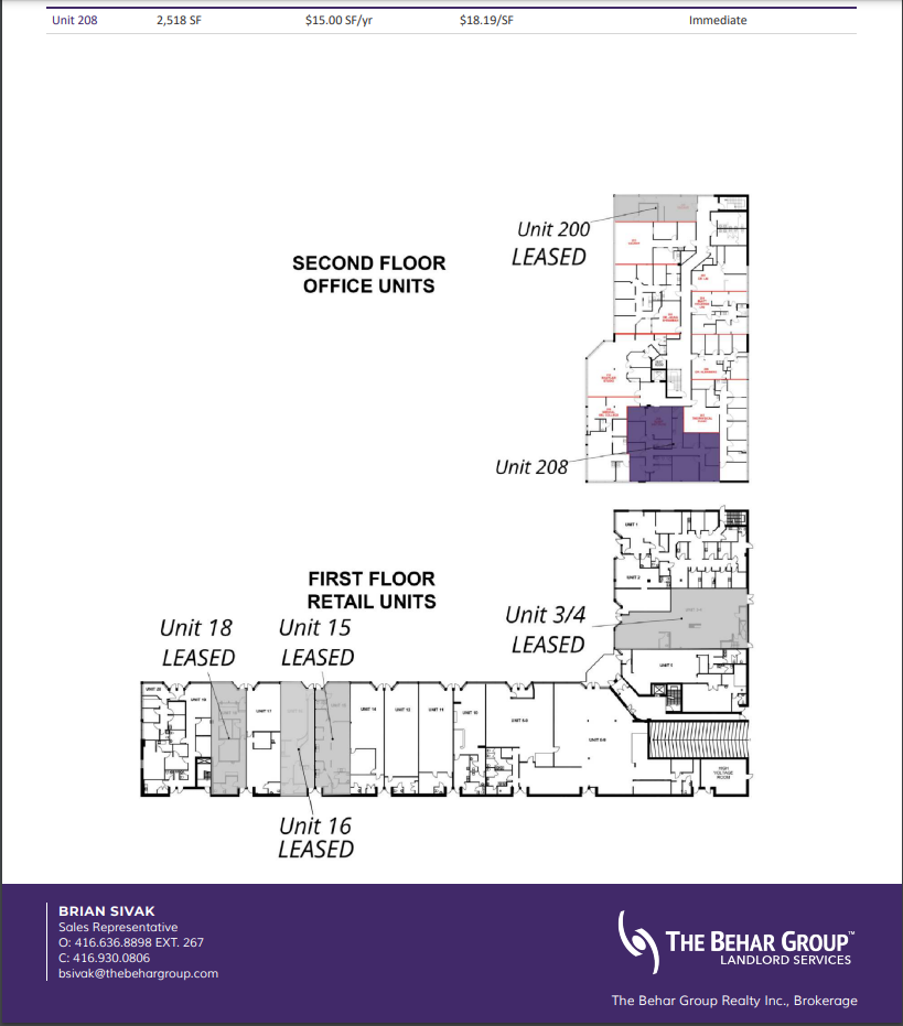 390 Steeles Ave W, Vaughan, ON for lease Floor Plan- Image 1 of 1