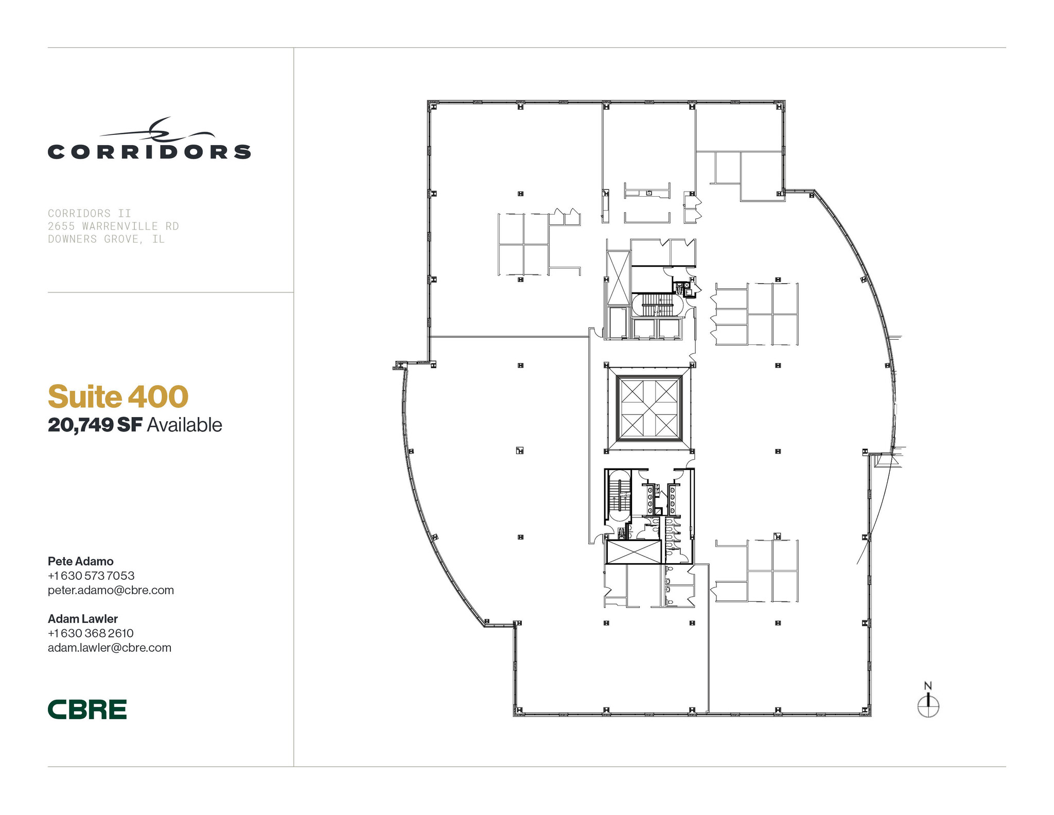 2651 Warrenville Rd, Downers Grove, IL for lease Floor Plan- Image 1 of 1