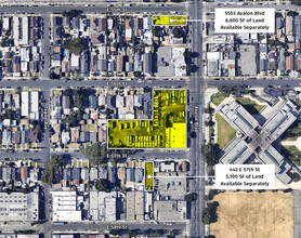 5625 Avalon Blvd, Los Angeles, CA - aerial  map view