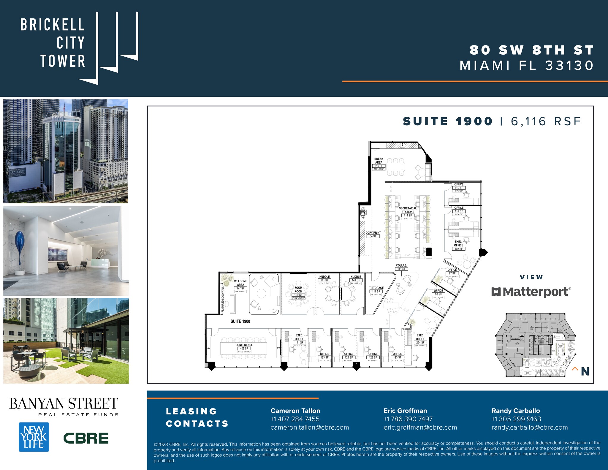 80 SW 8th St, Miami, FL for lease Site Plan- Image 1 of 14