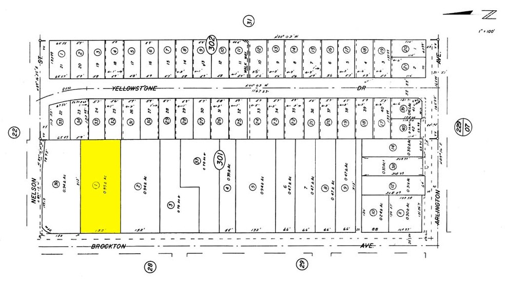 6850 Brockton Ave, Riverside, CA for lease - Plat Map - Image 2 of 4