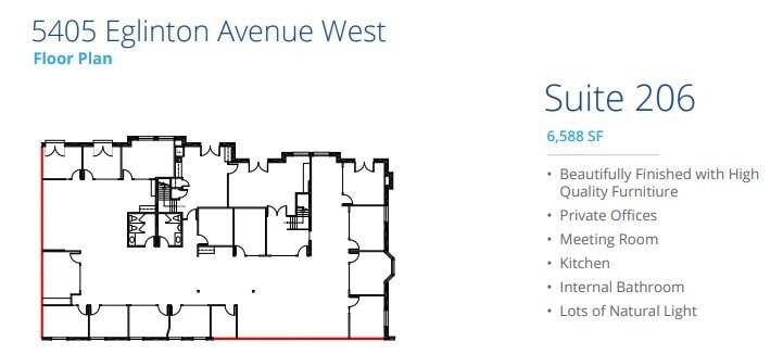 5397 Eglinton Ave W, Toronto, ON for lease Floor Plan- Image 1 of 1