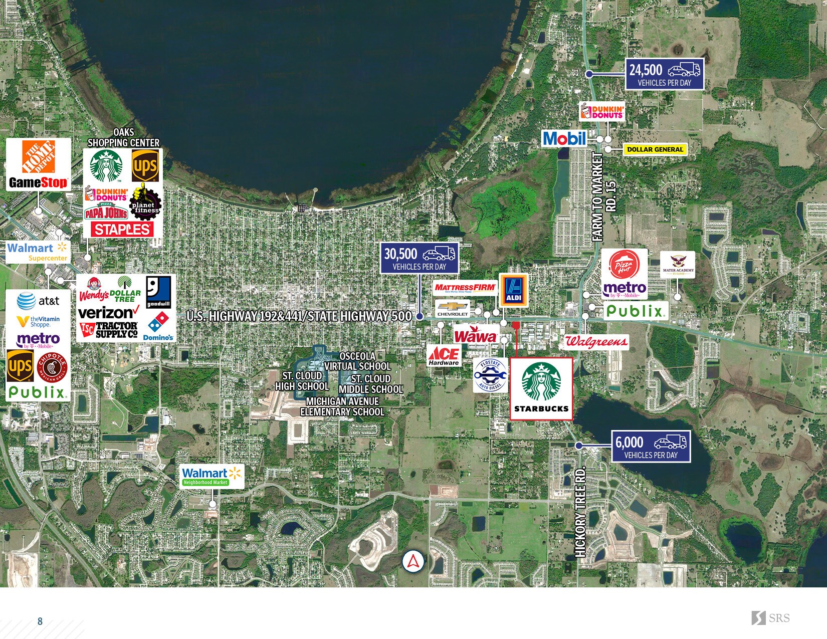 U.S. Highway 192 and Murcott Dr, Saint Cloud, FL 34771 Starbucks