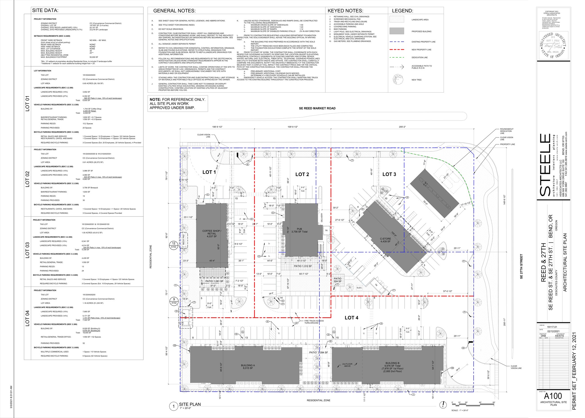 21185 Reed Market Rd, Bend, OR for lease Site Plan- Image 1 of 4