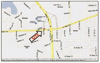 103 E Ogden Ave, Clarendon Hills, IL - AERIAL  map view