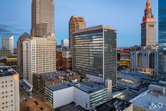 99 W Saint Clair Ave, Cleveland, OH - aerial  map view