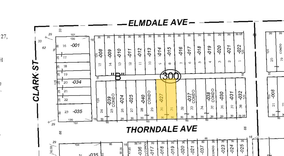 1522-1524 W Thorndale Ave, Chicago, IL for sale - Plat Map - Image 3 of 3