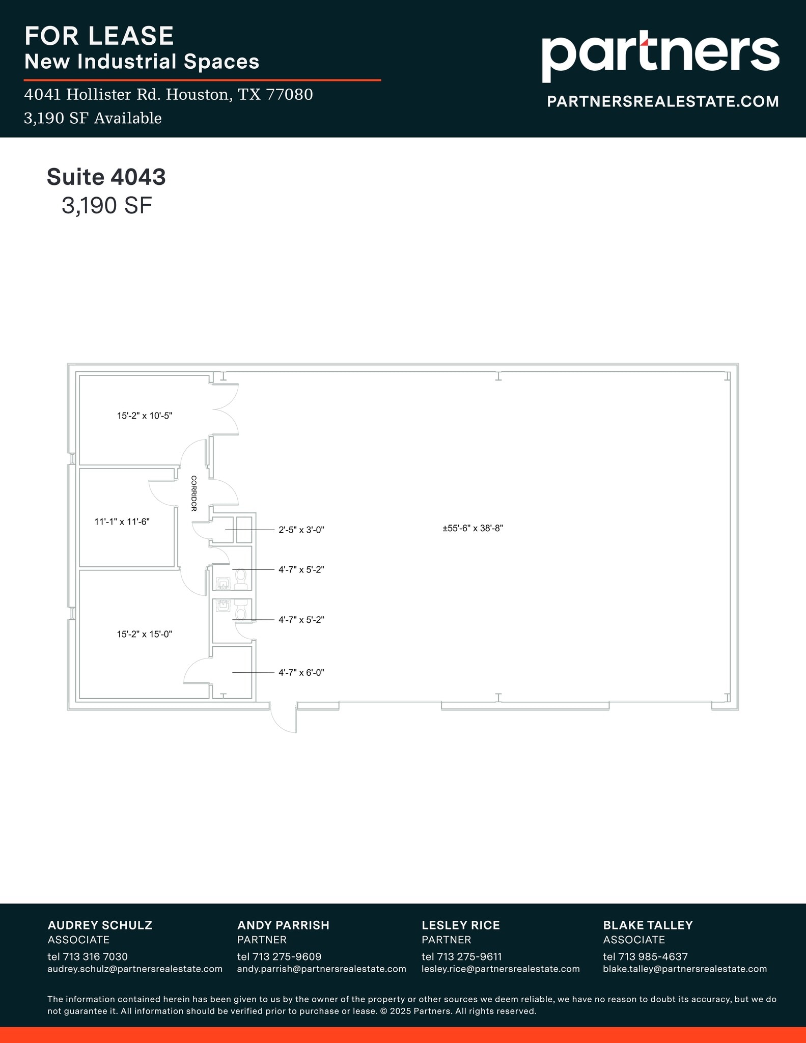 4041-4071 Hollister Rd, Houston, TX for lease Site Plan- Image 1 of 1