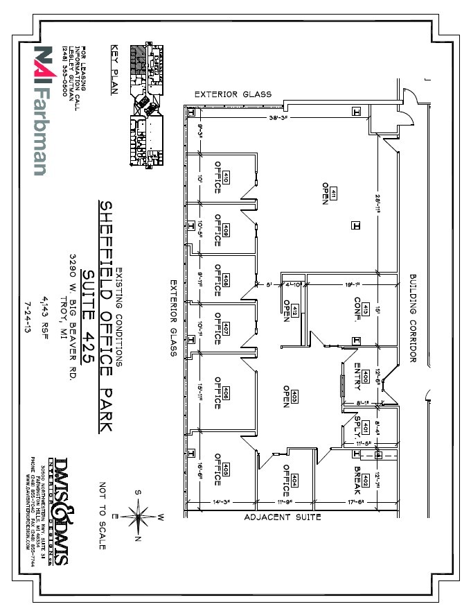 3310 W Big Beaver Rd, Troy, MI for lease Floor Plan- Image 1 of 1