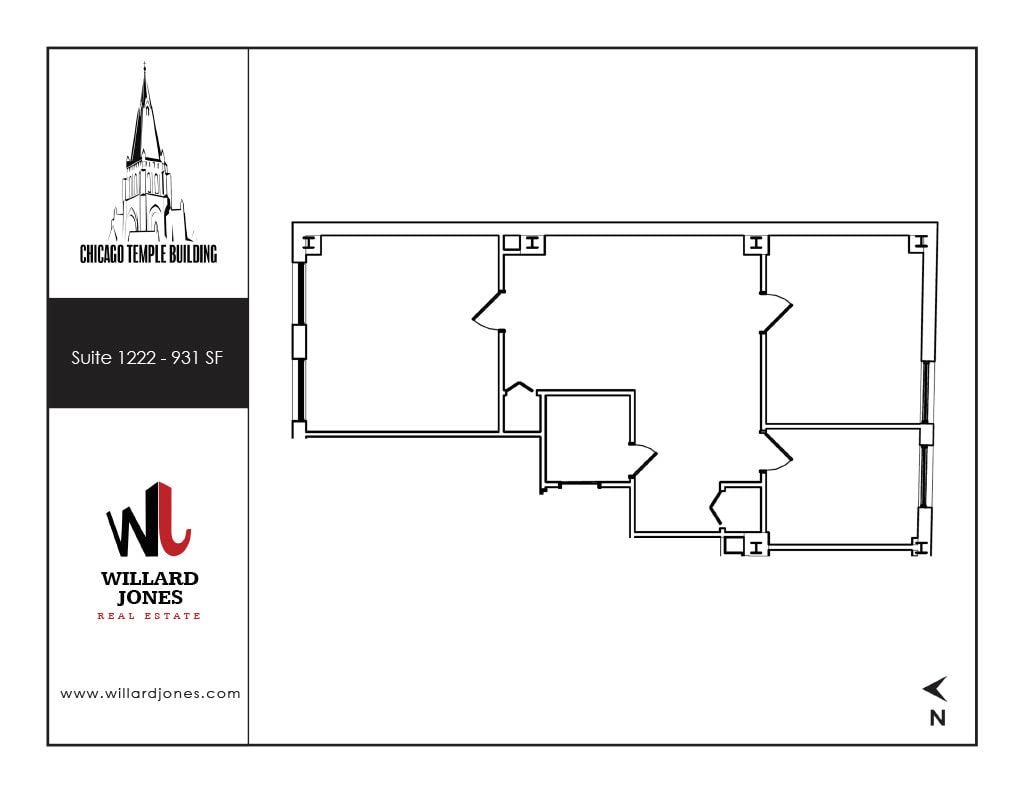 77 W Washington St, Chicago, IL for lease Floor Plan- Image 1 of 1