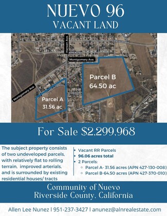 More details for 31400 Montgomery Ave, Nuevo, CA - Land for Sale