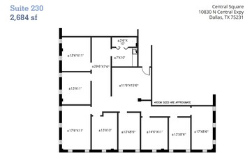 10830 N Central Expy, Dallas, TX for lease Floor Plan- Image 1 of 1