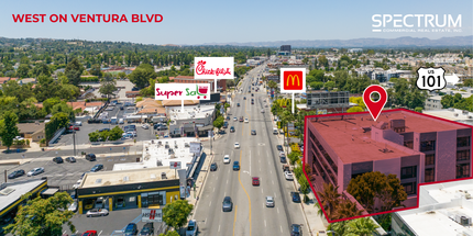 17609 Ventura Blvd, Encino, CA - aerial  map view - Image1