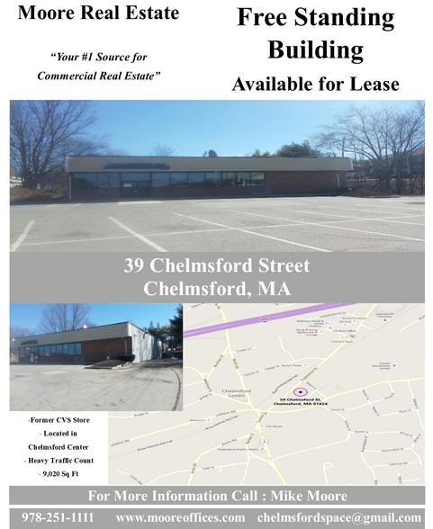 39 Chelmsford St, Chelmsford, MA for lease - Building Photo - Image 3 of 10