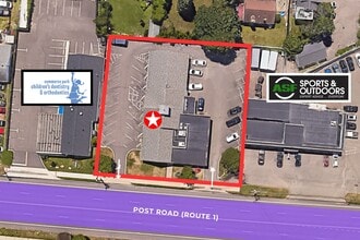 1568 Post E rd, Westport, CT for lease Aerial- Image 2 of 9