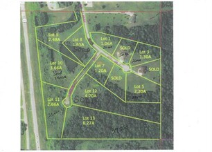 Wiley Lane Lots, Makanda, IL - aerial  map view