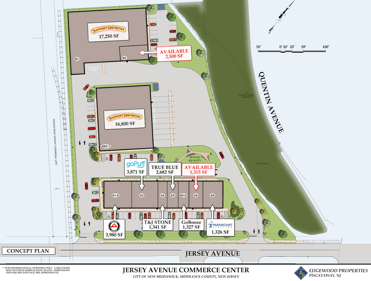 Jersey Ave, New Brunswick, NJ for lease Site Plan- Image 1 of 1