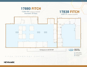 17838-17880 Fitch, Irvine, CA for lease Floor Plan- Image 1 of 1