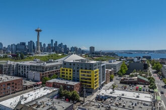 513 1st Ave N, Seattle, WA - AERIAL  map view