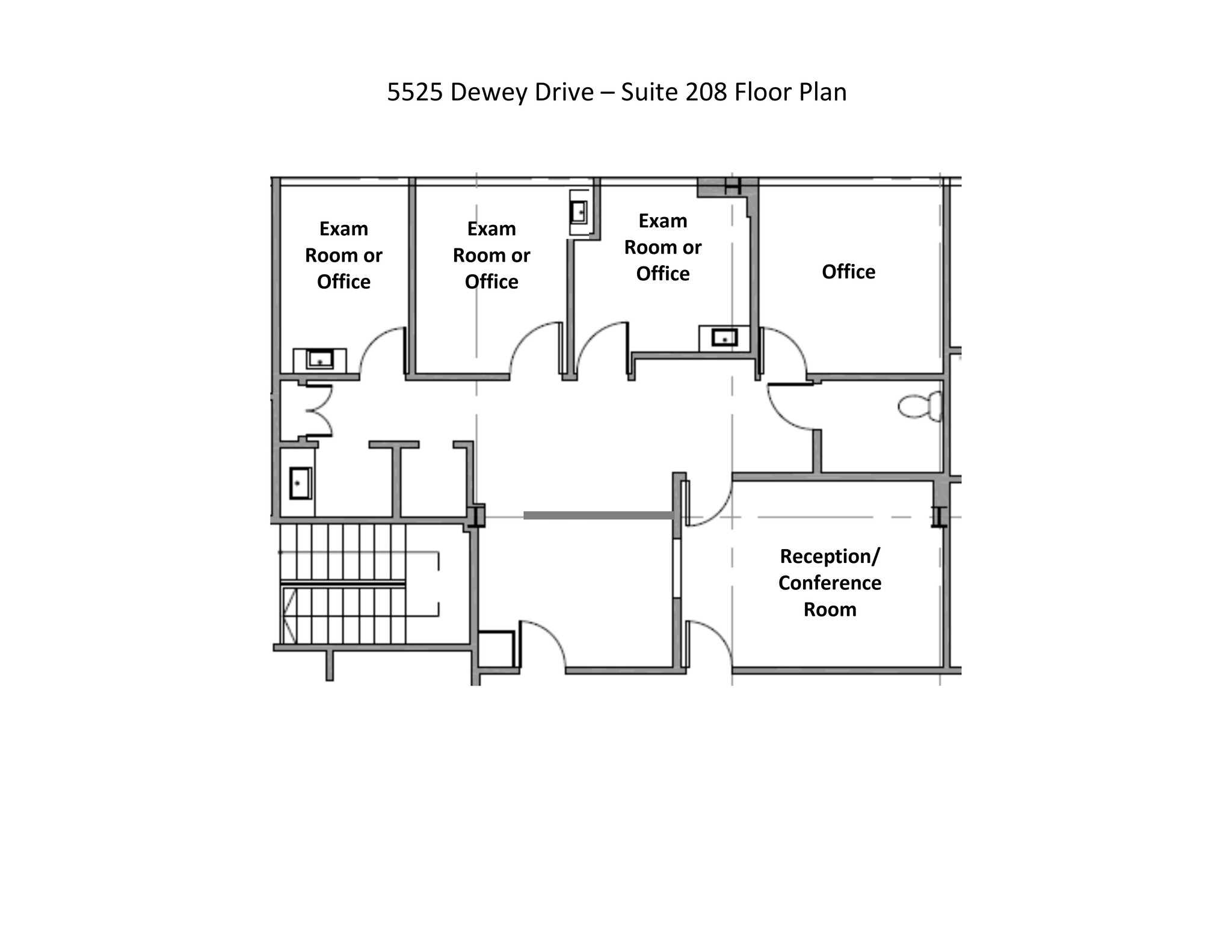 5525 Dewey Dr, Fair Oaks, CA for lease Site Plan- Image 1 of 1