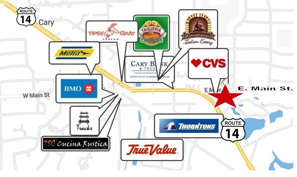 Lots 2-4 Route 14, Cary, IL for sale - Building Photo - Image 2 of 6